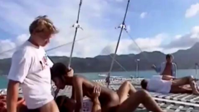 Rich People s Interracial Group Sex on Yacht: Blowjob, Amateur  Milf Porn