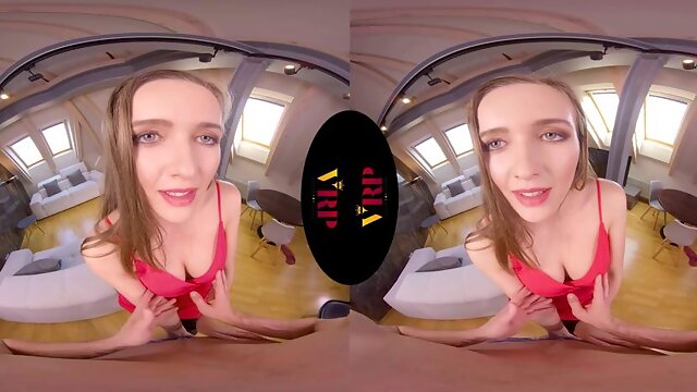 Holiday lingerie: Blowjob, Babe  Small Tits VR Porn