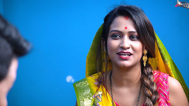 Desi Bihari Bhabhi Hardcore Threesome Sex with Her Two Debar When She Was Alone at Home Full Movie ( Hindi Audio )