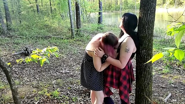 Outdoor, Shemale, Couple