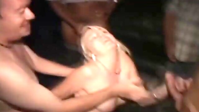 Real amateur public super-bitch plumbs and deep-throats