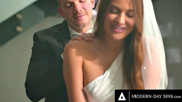 MODERN-DAY SINS - Groom USES Hot Bride Gizelle Blanco In Front Of Their Witnesses