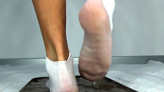 I Pee Doggy Style in White Socks