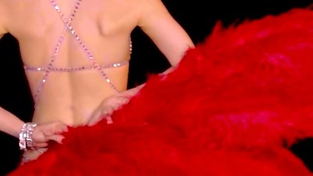 Mommy shining in slutty burlesque costume