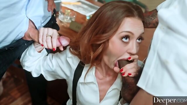 Double Penetration, Stockings Anal, Interracial