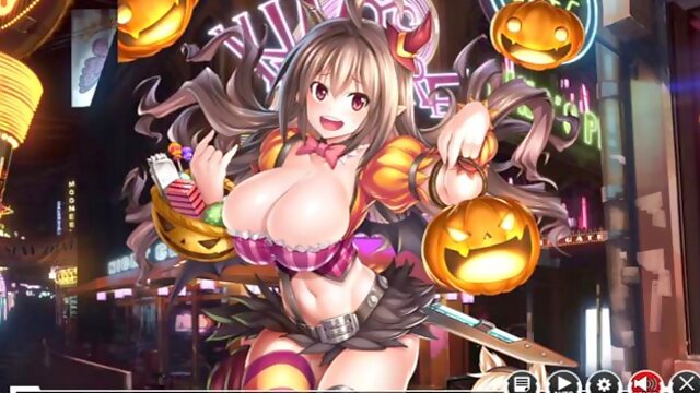 Halloween Night Leena H-Scene 01 Taimanin Asagi Battle Arena ENG: Cumshot, Creampie  Hentai Porn