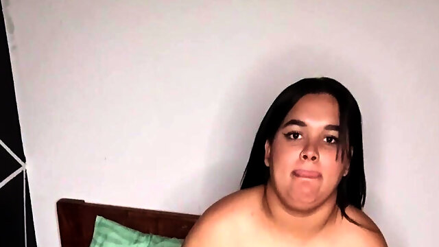 Latin Girl Swallows All My Cock and Loves It