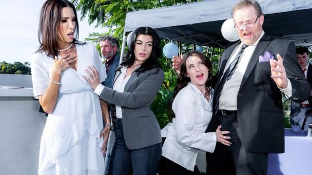 Fetching Shay Sights and Aubree Valentine at natural tits clip