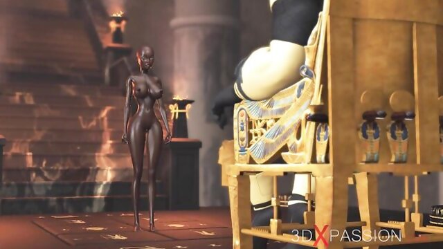 Anubis and Egypts doggystyle movie by 3DXPassion