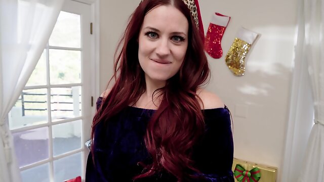 The couple has a redhead sex day with Jessica Ryan