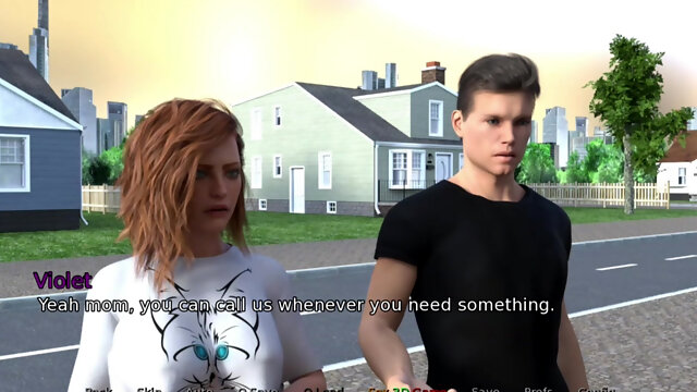 Hot Wife Giving Blowjob to Stepdad in Bathroom - New Neighborhood - Ep08