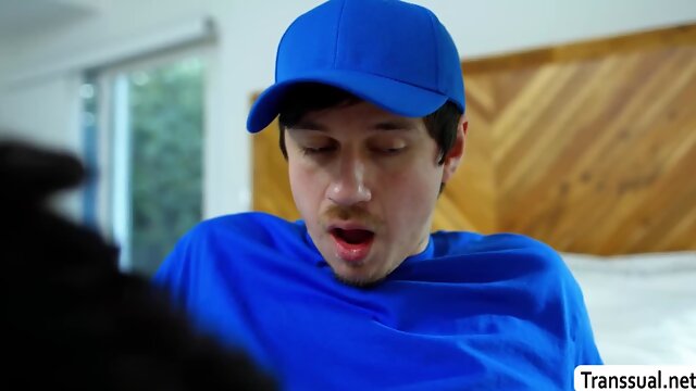 Shemale Fuck Guy 2025, Big Cock, Bareback, Stepmom, Blowjob, Caught
