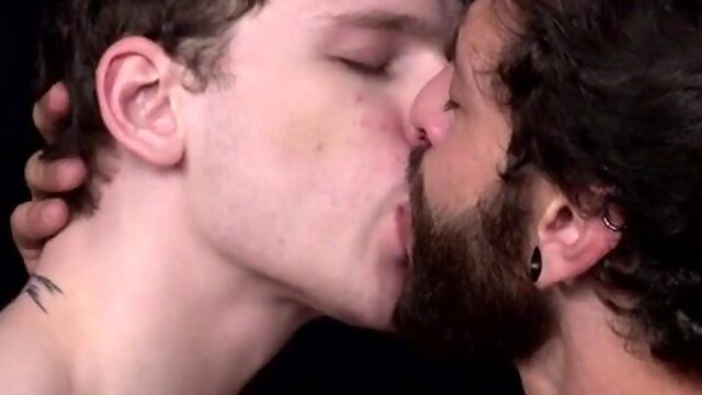 Barebacking tattooed stud rims and fucks twink jockstrap ass