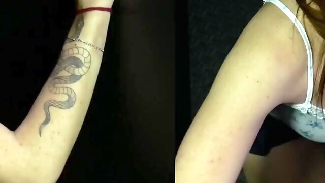 The guy made a mess on the girls face, Serena Sterling licked it