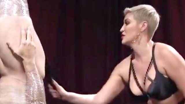 Milf Mistress Paddles Man Wrapped In Plastic