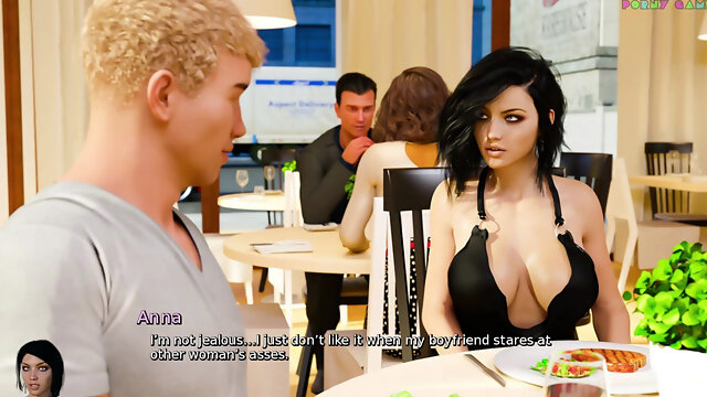 Anna - Exciting Affection by Deepsleep Games - Restaurant Toilet Sex While Hubby Hits on the Waitress 16