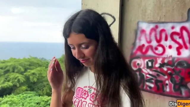 I Took My Stepsister to Abandoned House with Bats and Fucked Her with a View ...