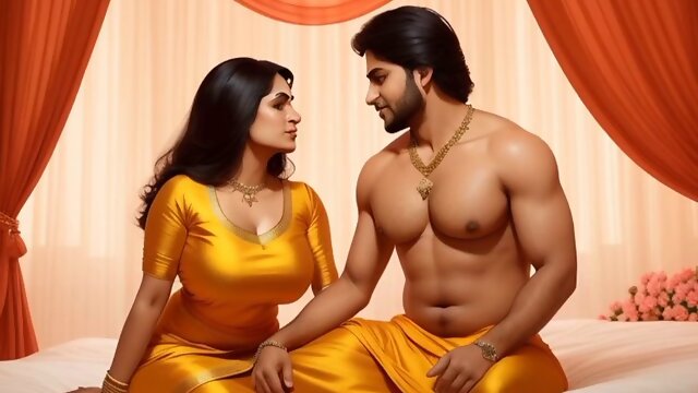 Steamy Indian Desi duo Holi special Romance