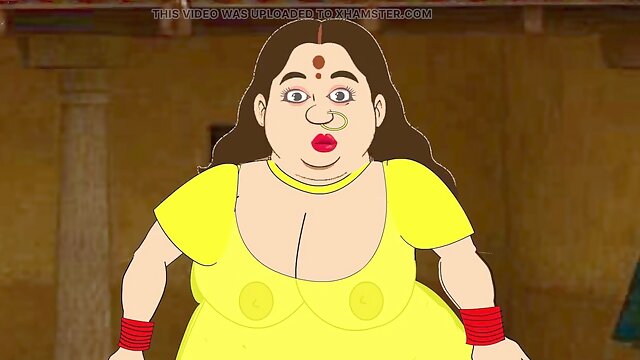 Part ! - my big boobs and big juicy caboose mommy vimla showcasing her sexy milf body in her maxi