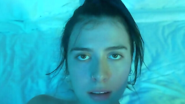 Stunning brunette finds a way to take black dick deeper