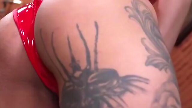 Submissive Blonde In Latex Given Hardcore Bdsm Lesson By Her Master