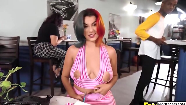 Roxie Sinner And Damion Dayski In Public Flashing And Fucking