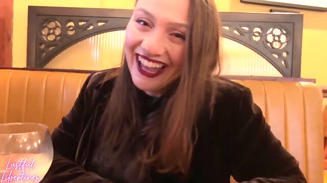 Screws Employee In Pub Crap-house Whilst Spouse Waits Outside And Gets A Surprise Load All Over Her Face