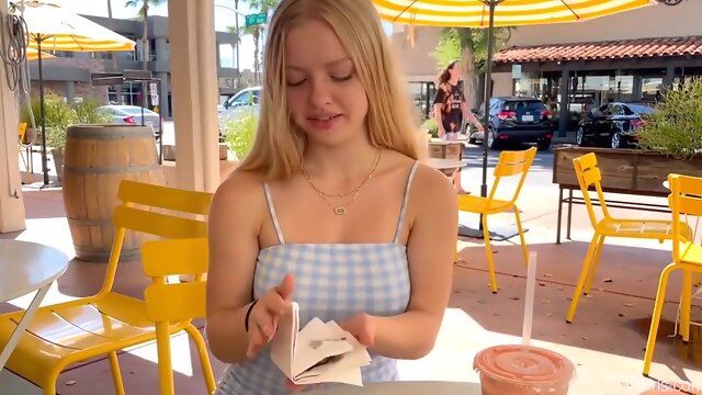 Kylie Shay - Blonde With Bubble Butt Beautiful Newcomer Pov Boob Play