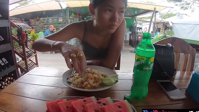 Real Amateur Thai Teen 18+ Cutie Banged After Lunch By Her Temporary Bf
