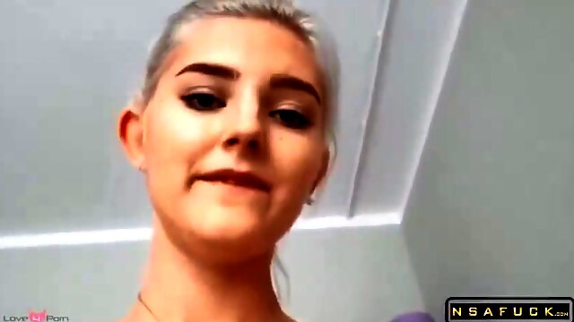 Skinny Pale Stepsister Gets With Eva Elfie