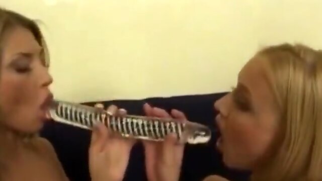 Lisa Rose And Misty Mild In Two Amazing Looking German Lesbians Playing With A Black Strapon
