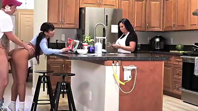 Krystal Davis In Lucky Guy Gets Her Stepdaughter