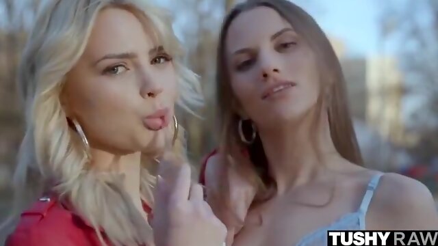 Lika Star, Stella Flex And Lika Stella In Need A Huge Cock To Fill Their Tight Holes