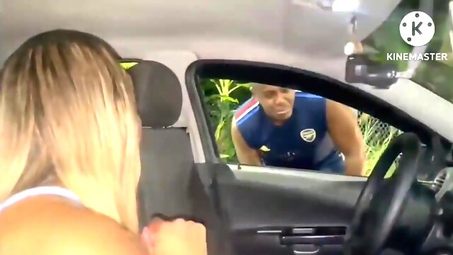 Wife Caught Cheating On Cuckold With Big Black Man In Street After Ran Out, Cuckold Still Praises Eater With Sol Di Luna, Edy Guerreiro And G A S