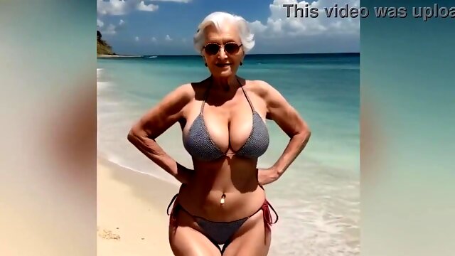 Ai Porn In Grannys Golden Goose Gets Goosed On Gal Beach, Talkin Dirty Like A Slurpin Siren