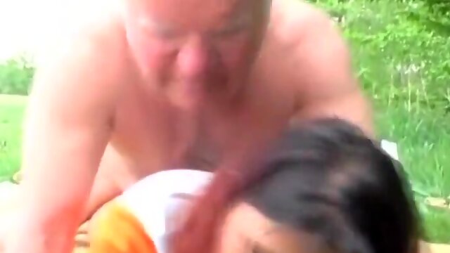 Old Man Fucks Dutch Teen 18+ Outdoors To Relax And Arouse
