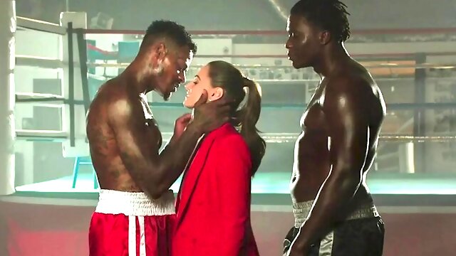 Is Oiled Up And Dominated By Two Big Cocks With Tori Black