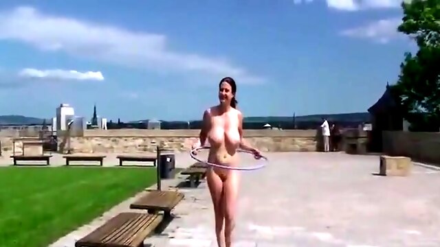 Rather Lady With Giant Massive Saggy Juggs Undressed In The Pub - Diana D