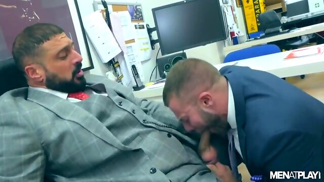 Diego Reyes And Marco Napoli - Gets Banged By On His Own Desk