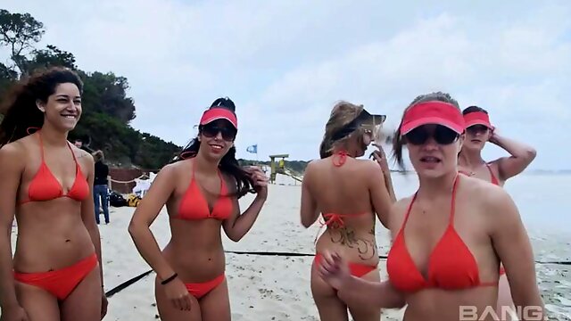 Beach Volley Sluts In Ibiza scene 3: Big Tits, Blowjob  Babe Porn