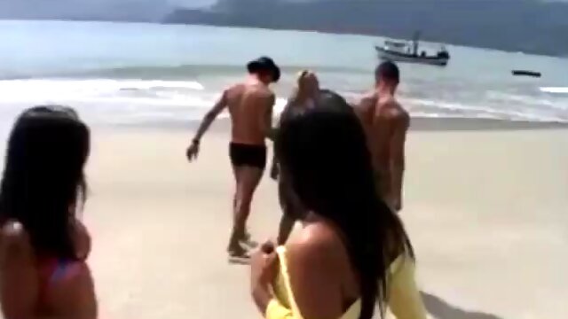 Latin beach trio: Big Tits, Blowjob  Anal Porn