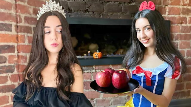 Snow White has Sex with a Gnome in Secret from the Queen on Halloween
