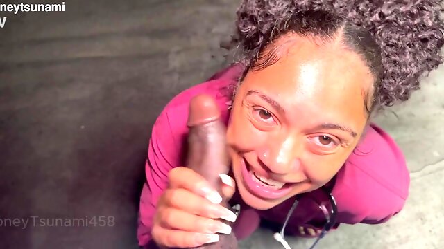 Ebony perverted MILF hot video