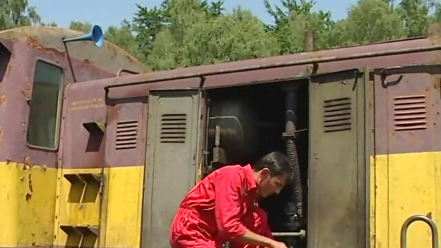 Retro Creampie, Im Freien