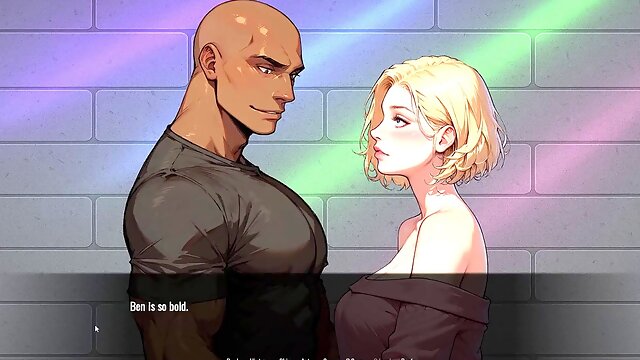 She plays around with a thick ebony dildo in Port Haven gameplay