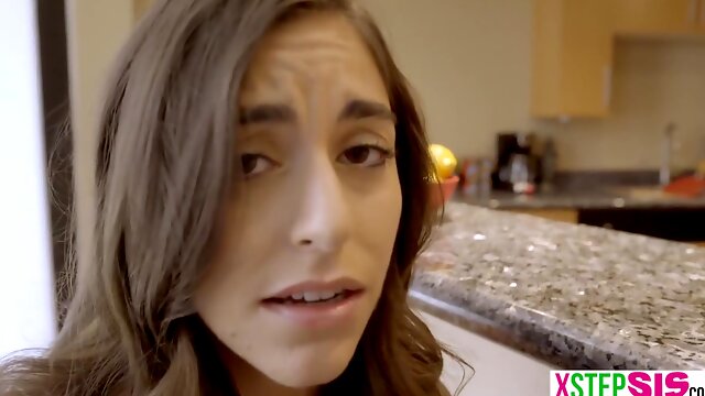 Almost Got Caught Fucking My Petite Teen 18+ Stepsister