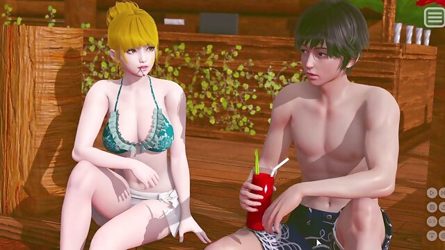 Small-boobed gym girl in a wild hentai adventure