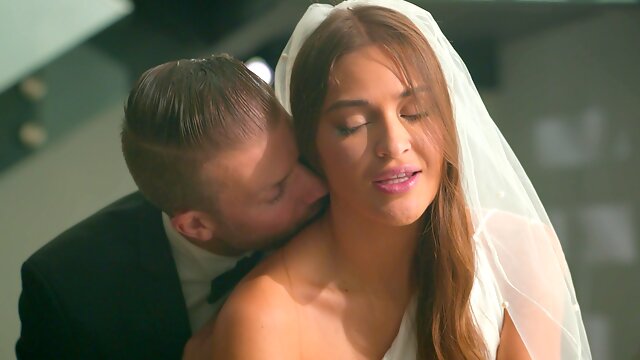 Hot bride Gizelle Blanco gets eaten out and fucked right before her wedding