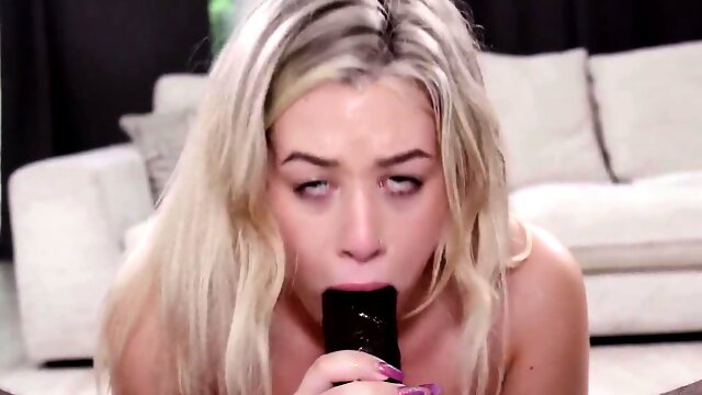 Blonde Blowjob MILF Craves Cock Big Time