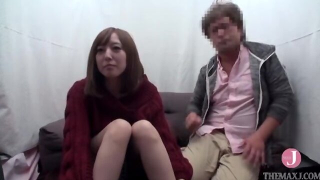 He licks his nipples to make them erect, then uses a vibrator to make him cum.